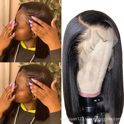 Mayqueen WholesaleTransparent HD Full Lace Bob Human Hair Lace Frontal Wigs For Black Women Brazilian Virgin Hair Lace Front Wig